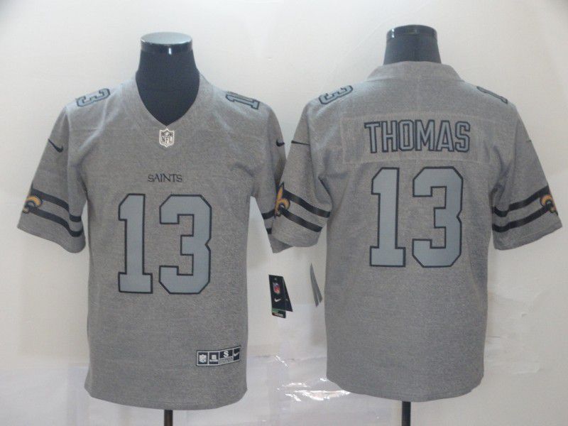 Men New Orleans Saints #13 Thomas Grey Retro Nike NFL Jerseys->baltimore ravens->NFL Jersey